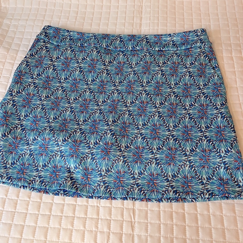 Vineyard Vines Blue and White Mini Skirt